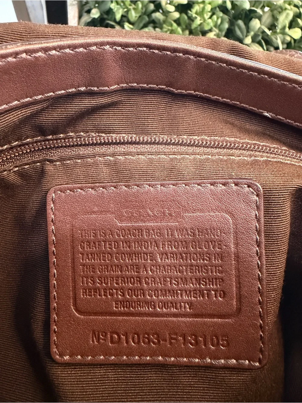 Coach SoHo Glove-Tanned Leather Buckle Flap Bag F13105